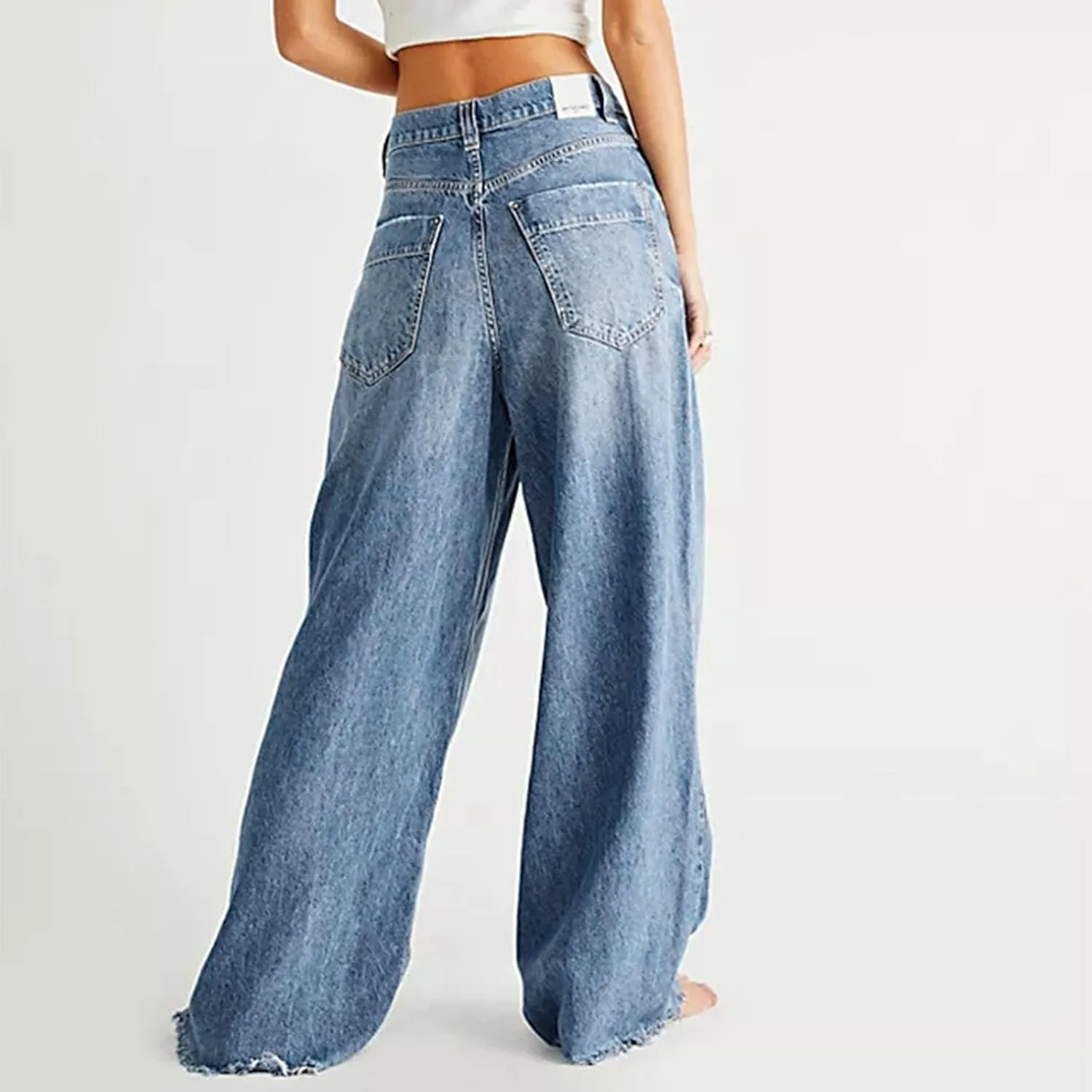 Джинсы для женщин Baggy High Waisted Wide Leg — фото 3
