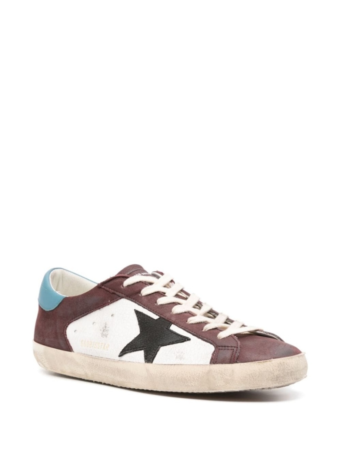 Golden Goose кожаные кроссовки Super Star Double Quarter, белый — фото 2