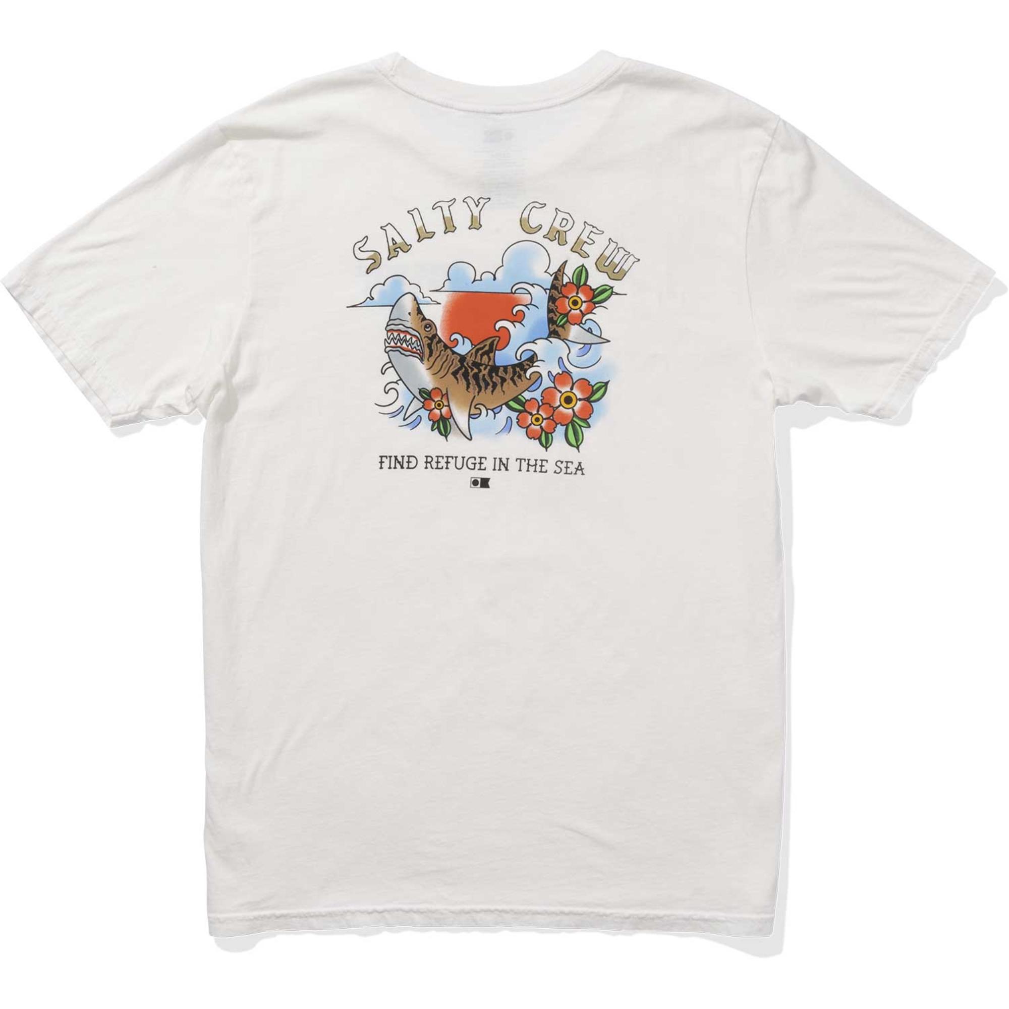 

Мужская винтажная футболка Hopper Salty Crew, Off White, Белый, Мужская винтажная футболка Hopper Salty Crew, Off White