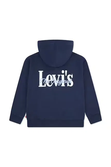 Худи детское Classic and Clean Hoodie, Levi's синий — фото 2