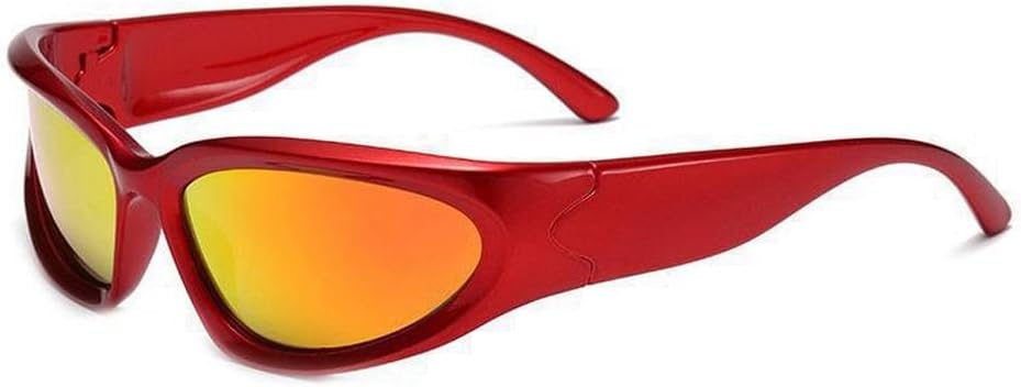 

Эстетические солнцезащитные очки для мужчин, для езды на велосипеде, занятий спортом, женские солнцезащитные очки в винтажном стиле, модные панк-очки HYYZZC, F12-polarized-film