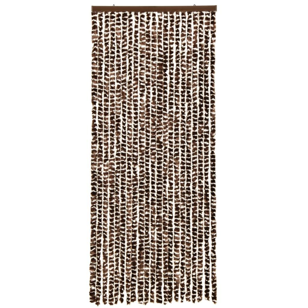 

Штора от насекомых коричнево-белая 90х220 см синель DKD HOME DECOR