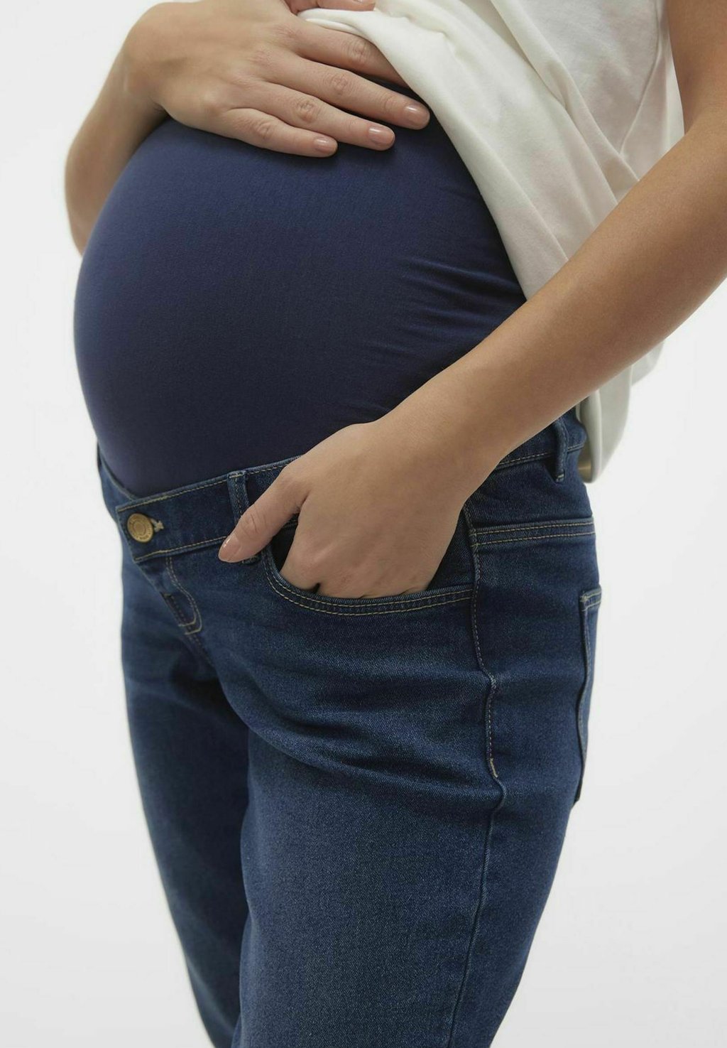 

Джинсы облегающего кроя UMSTANDS Vero Moda Maternity, светло-голубой
