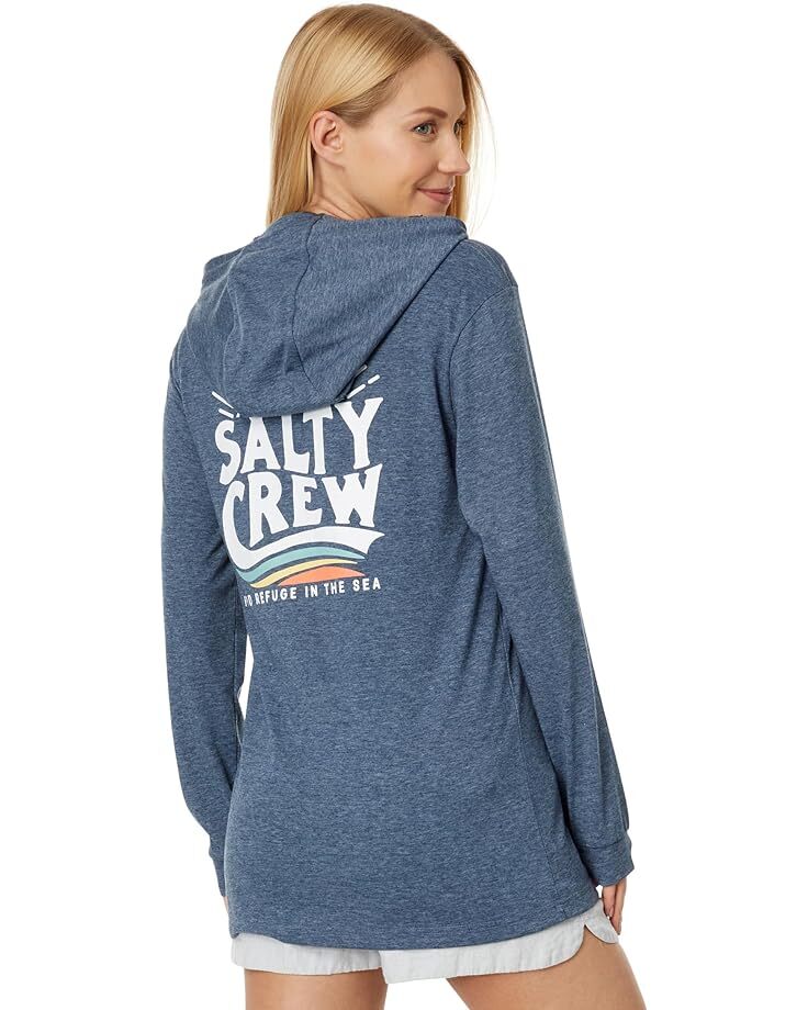 

Худи Salty Crew The Wave Midweight UPF Hoodie, темно-синий