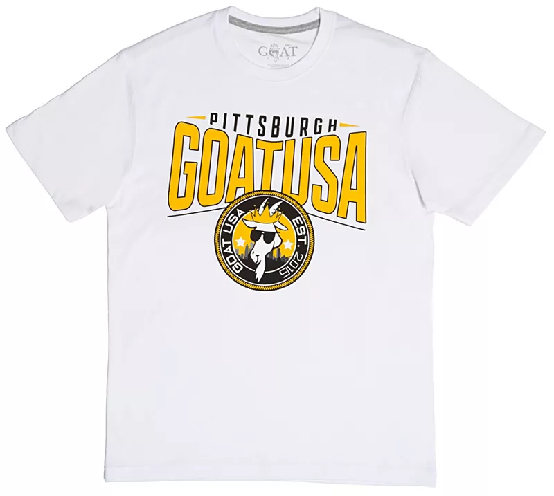 

Футболка с нашивкой GOAT USA Youth Pittsburgh, белый