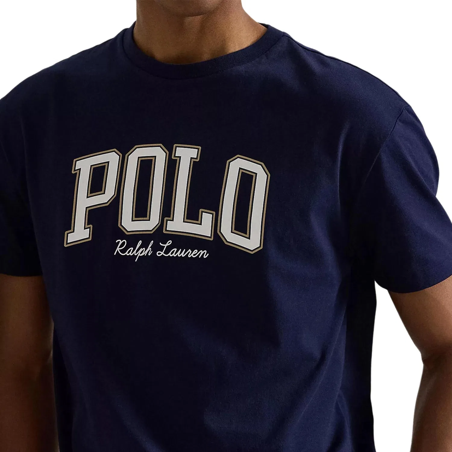 Футболка мужская Marine Blue, круглый вырез, прямой крой Polo Ralph Lauren — фото 4