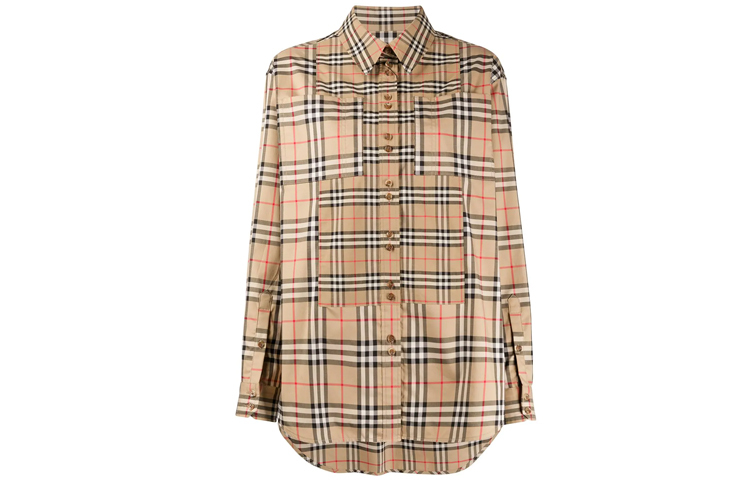 

Рубашка женская Burberry, коричневый