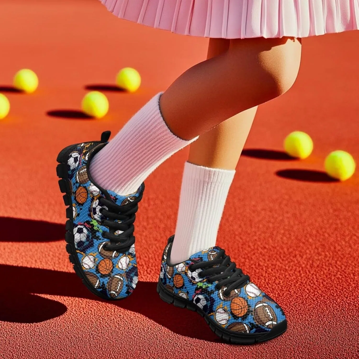 Детские кроссовки Pointodoor, Ball Camo Print — фото 2