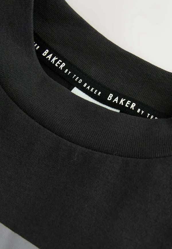 Футболка с принтом, стандартного кроя Baker By Ted Baker, Black — фото 4
