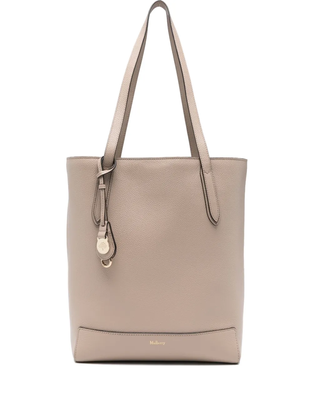 

Сумка-тоут из зернистой кожи Mulberry, нейтральный
