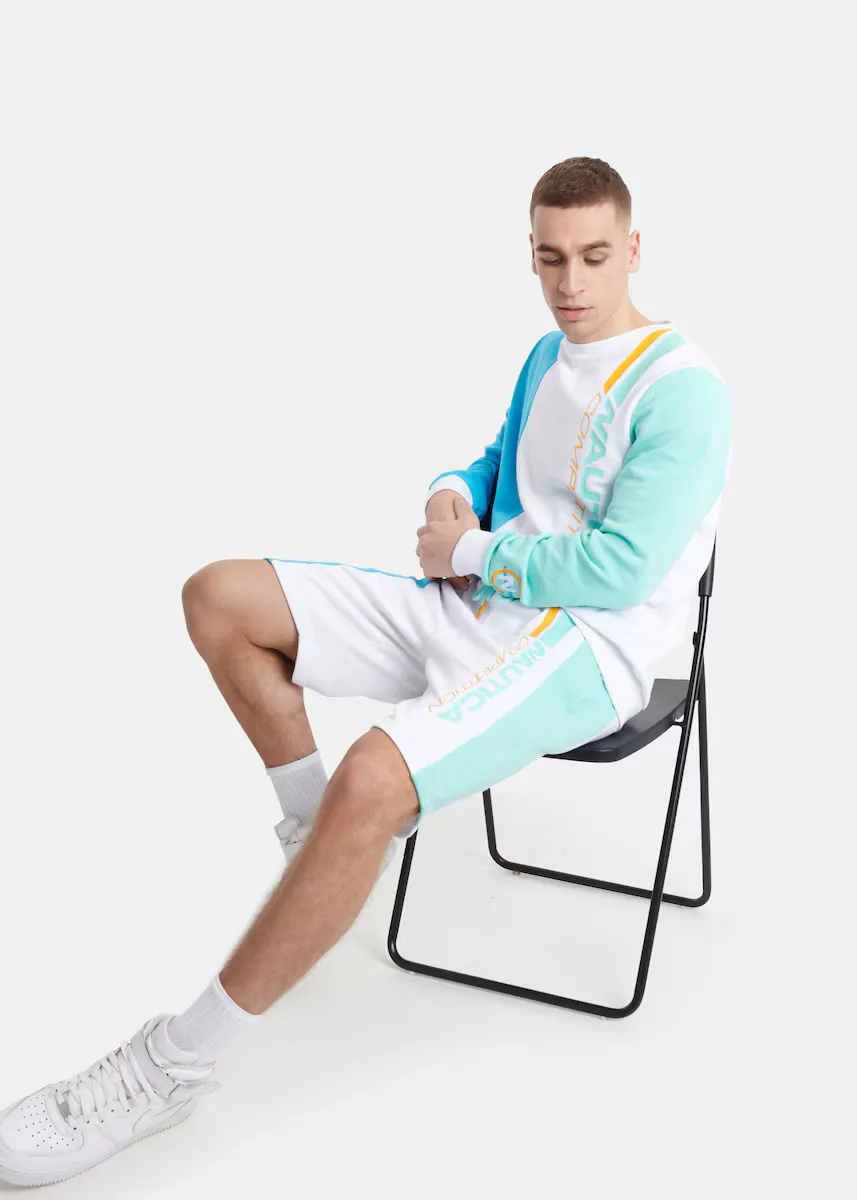 

Простые белые мужские шорты Nautica, белый