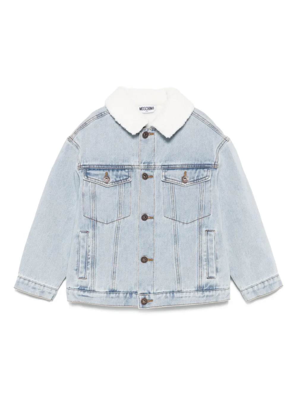 

Джинсовая куртка Moschino Kids, синий