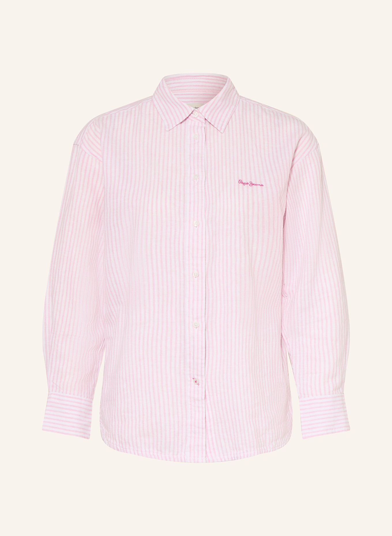 

Рубашка блузка мечта со льном Pepe Jeans, мультиколор