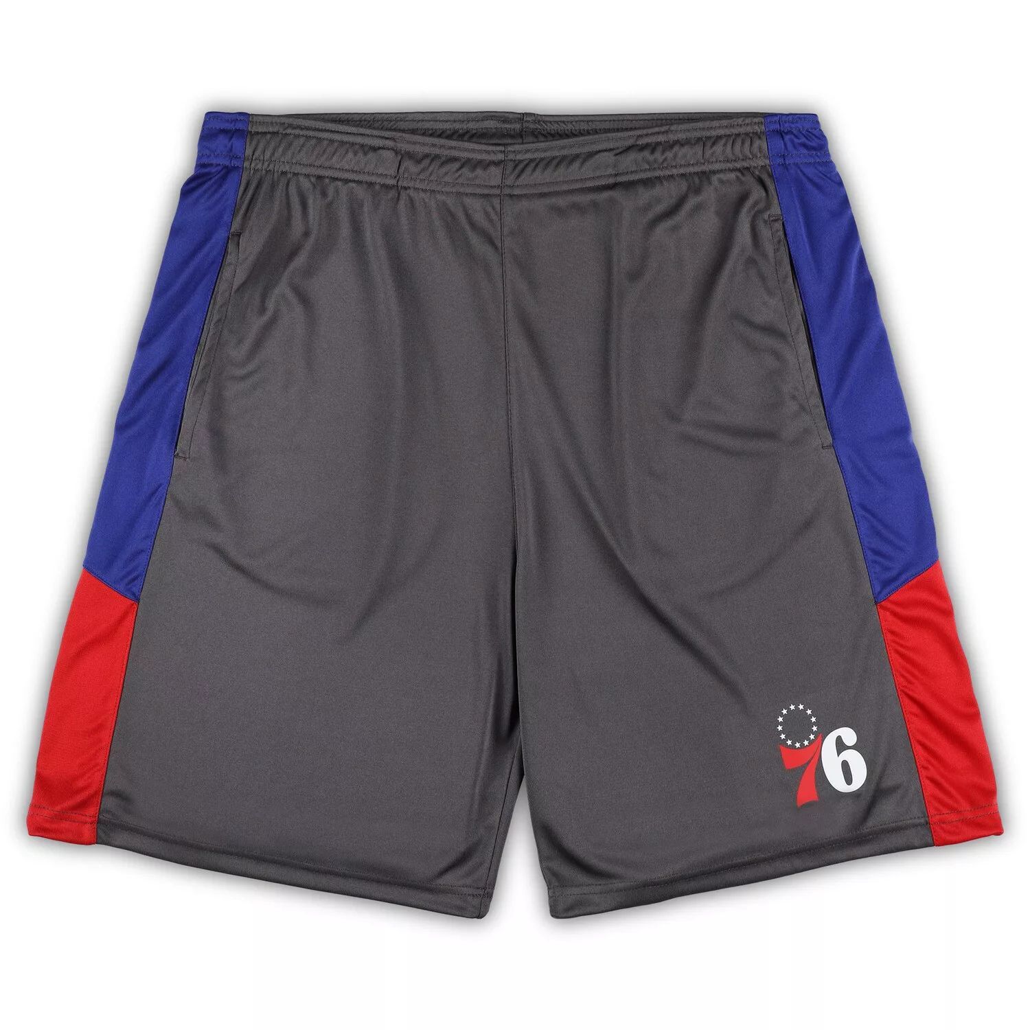 

Мужские фирменные серые шорты Philadelphia 76ers Big & Tall Fanatics