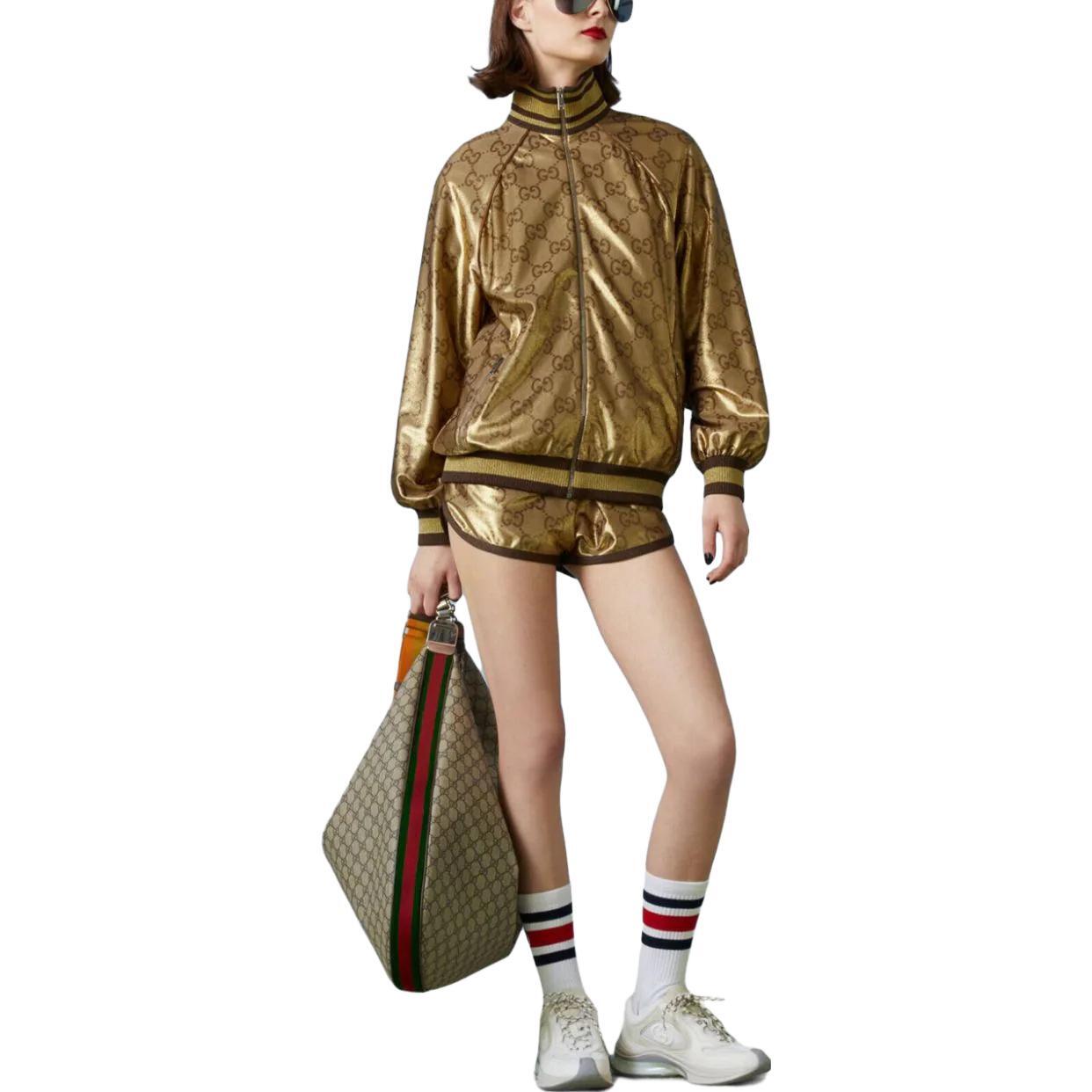 Шорты женские Gucci, золотой — фото 2