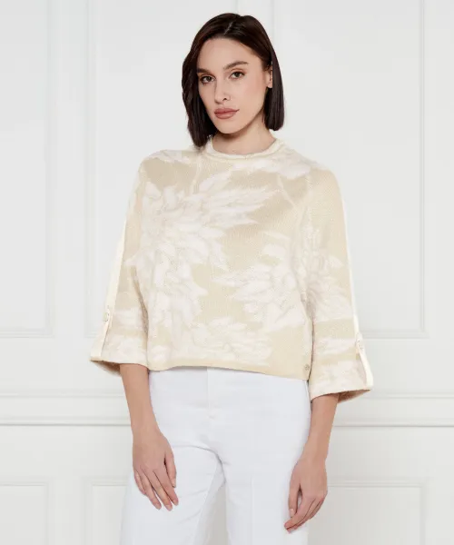 

Шерстяной свитер Loose fit Marc Cain, бежевый