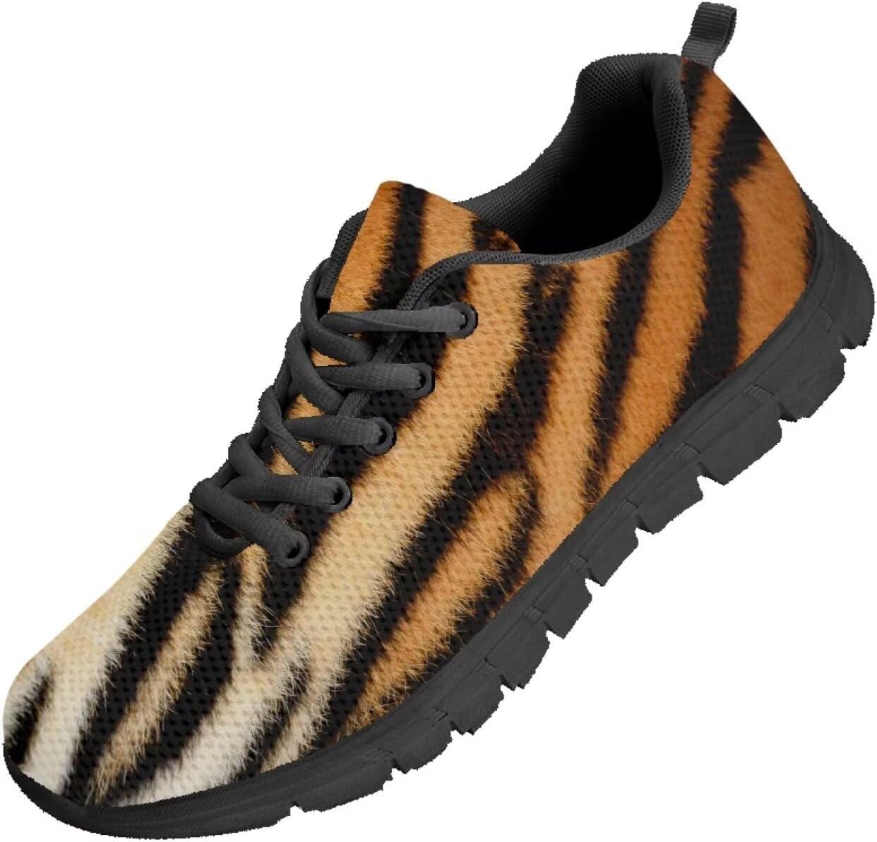 

Мужские кроссовки Funnydude Funny Print для тенниса, повседневная обувь для ходьбы, классические с шнуровкой, Tiger