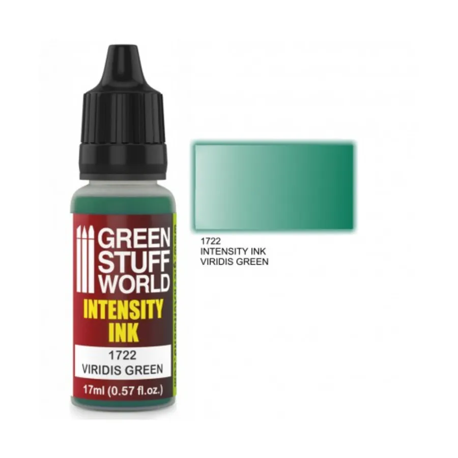 

Интенсивные чернила - Виридис зеленый (17 мл), Paint - Inks & Dyes (Green Stuff World)