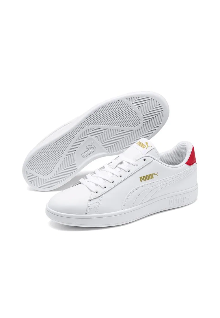 Кроссовки, кожаные, Puma Smash v2, черные
