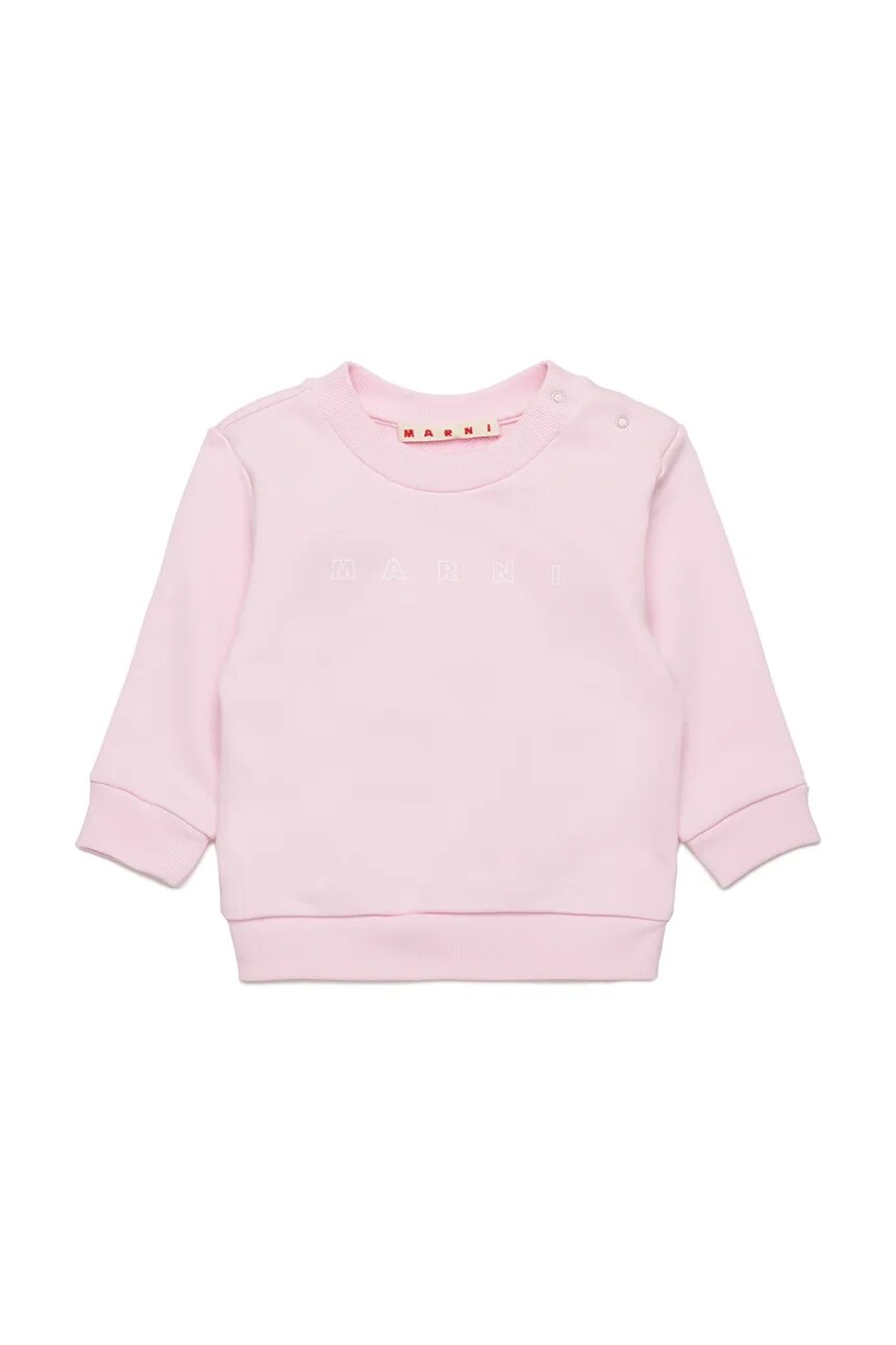 

Детская толстовка из хлопка MS319B СВИТШОТ Marni, розовый