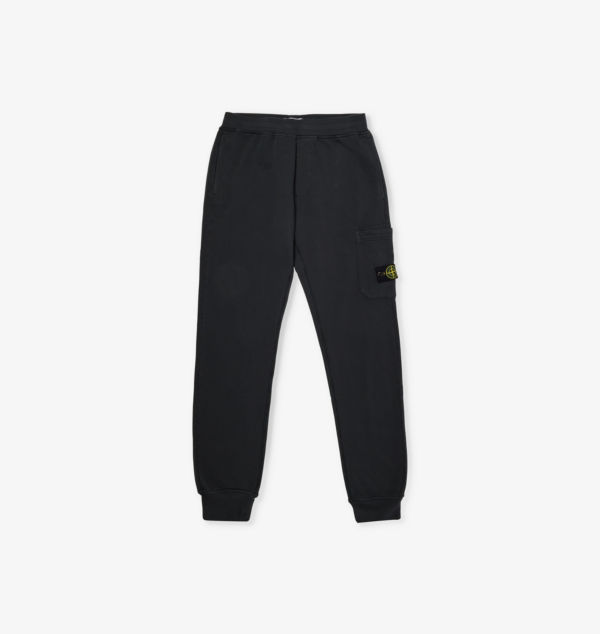 

Спортивные брюки Brand-Patch прямого кроя из хлопкового трикотажа для детей 14 лет Stone Island, черный