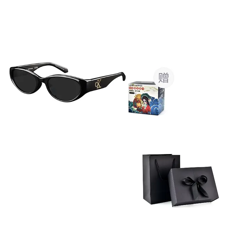 

Calvin Klein Солнцезащитные очки Cat Eye унисекс, Cat-Eye Narrow Frame-001 Black