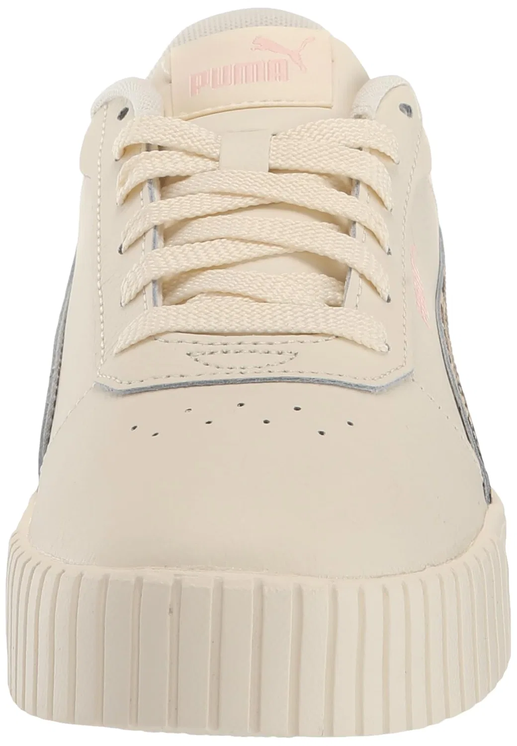 Детские кроссовки для девочек с перфорированным верхом Carina 2.0 PUMA, Frosted Ivory Pink Powder — фото 2