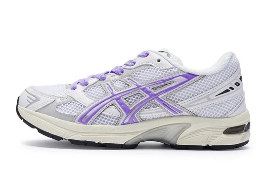 

Кроссовки Gel-1130 унисекс с низким верхом серо-бело-фиолетовые Asics