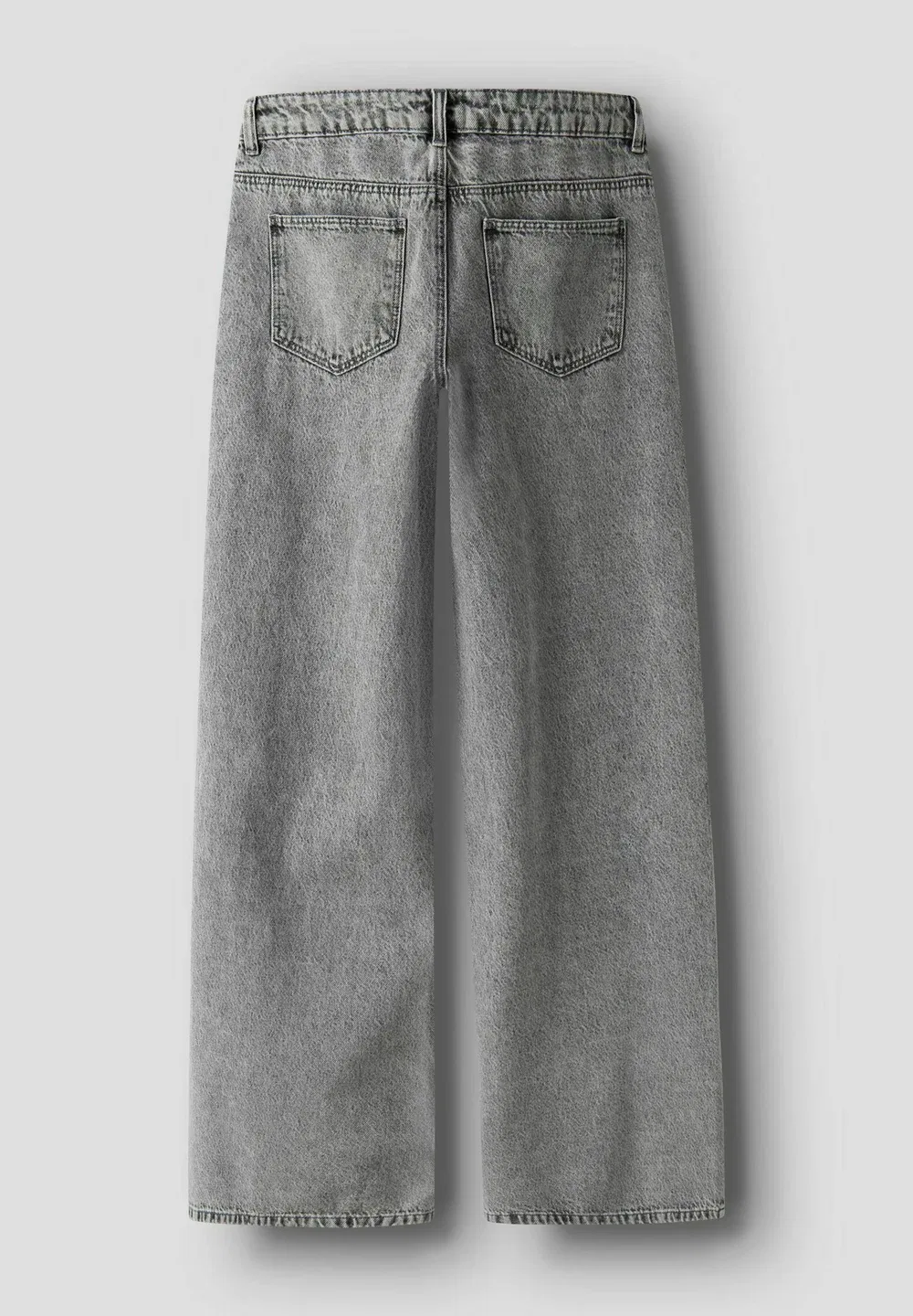 Джинсы с широкими штанинами - трапециевидные джинсы Lmtd, Light Grey Denim — фото 4