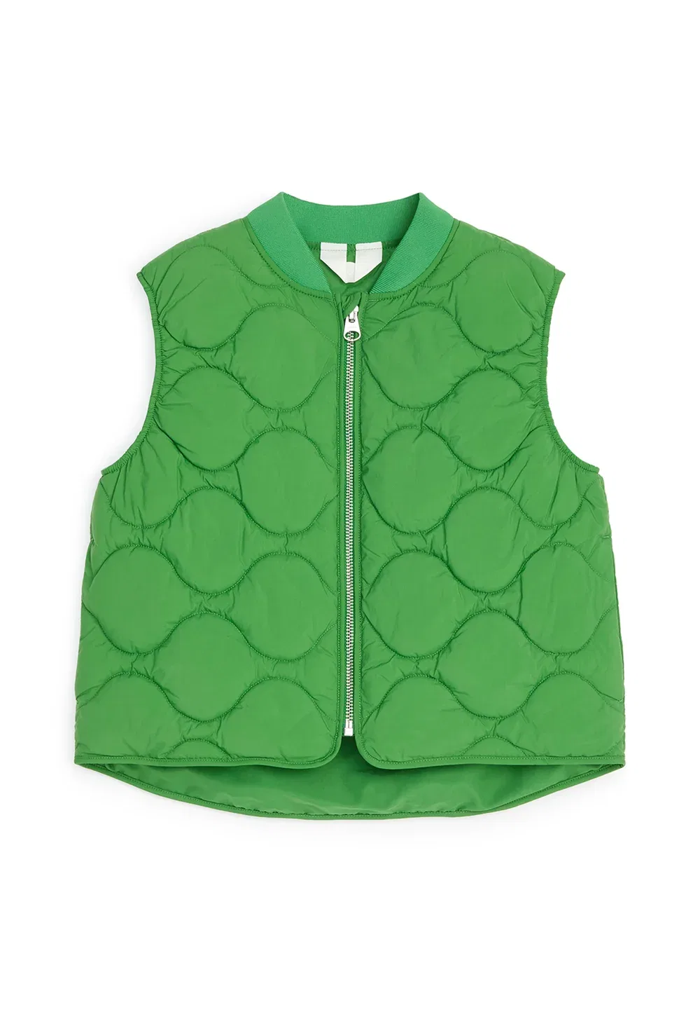 Стеганый жилет Arket, Bright Green