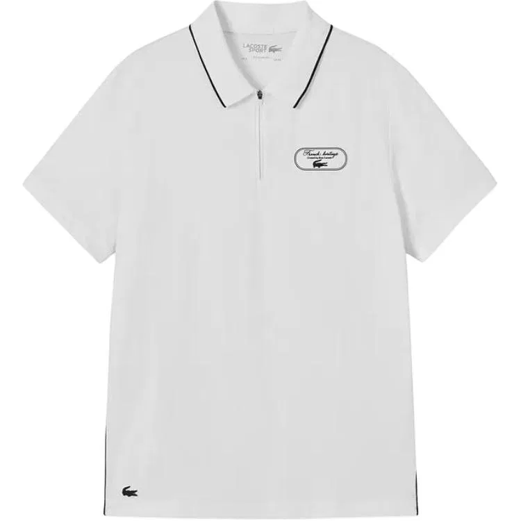 Мужское поло с воротником EV0/White LACOSTE