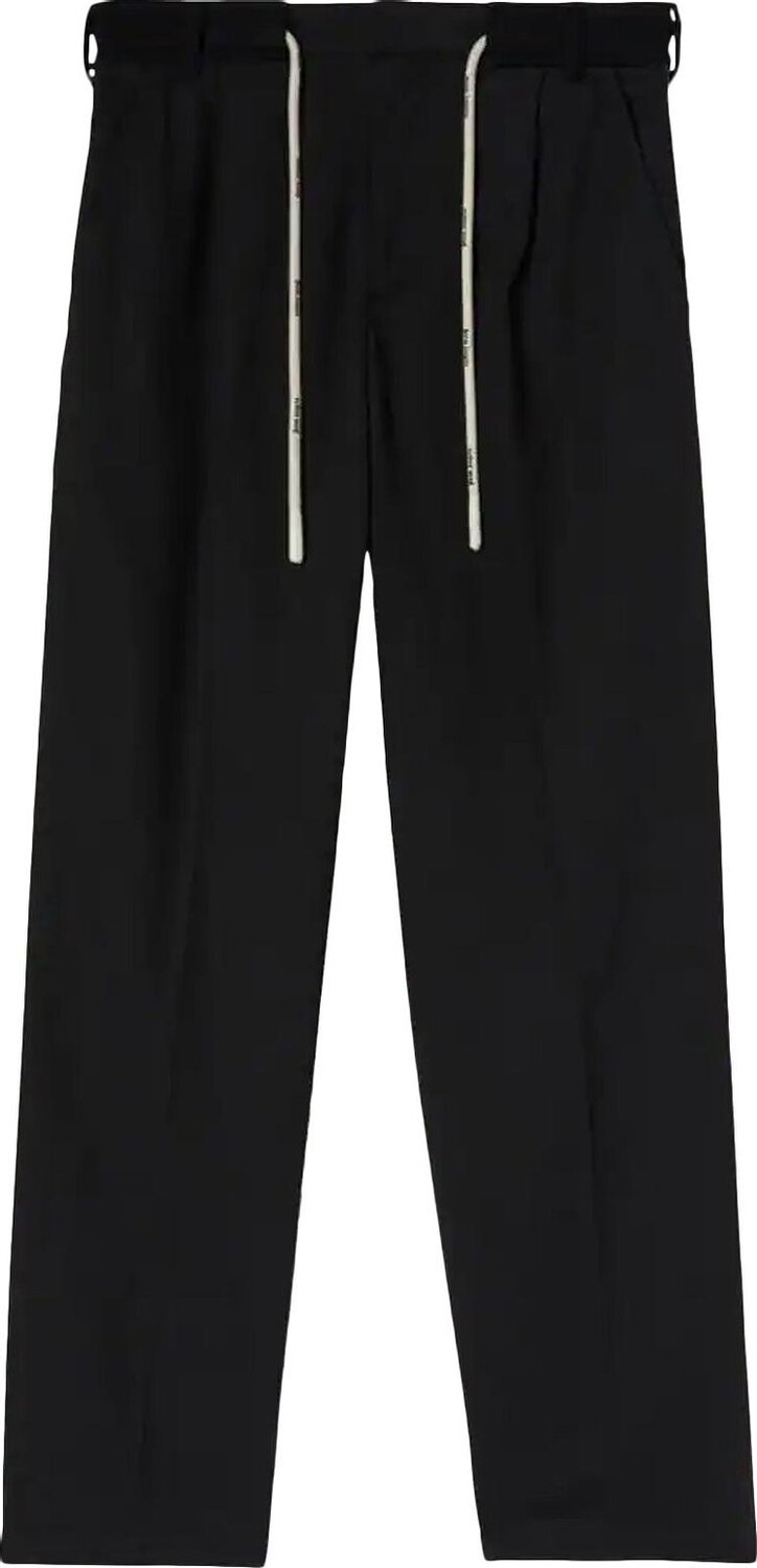 

Брюки Palm Angels Track Belt Pants 'Black/Off White', черный