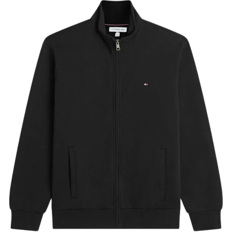 Мужской свитшот с воротником-стойкой прямого кроя Tommy Hilfiger, Black BDS