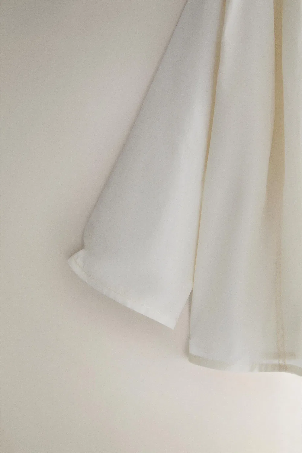 Вышитая детская рубашка ZARA, Oyster-white — фото 3