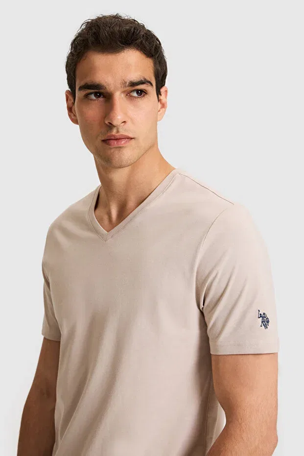 Мужская футболка с V-образным вырезом U.S. Polo Assn., Tas — фото 2