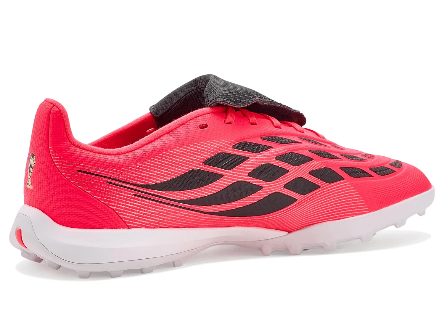 Бутсы Predator League Fold-Over Tongue Turf Football Bo (для маленьких и больших детей) Adidas Kids, Solar Turbo/Thermal Chrome/Core Black — фото 4