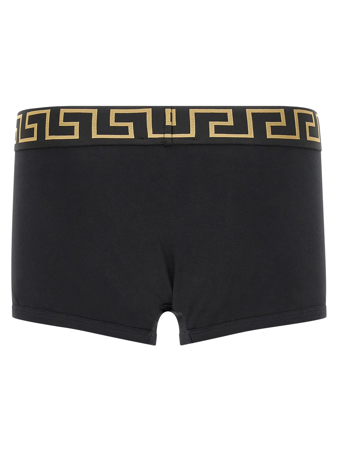 Мужские трусы-боксеры с эластичным поясом Greca комплект 2 шт Versace, Black — фото 3