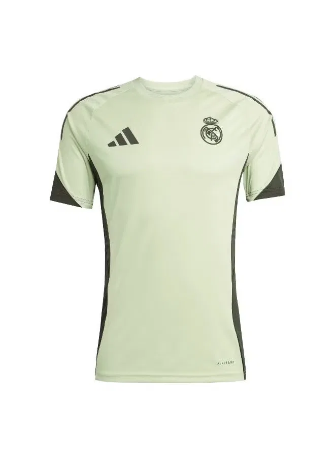 Футбольная футболка тренировочная Real Madrid 25/26 Tiro25 Adidas, зеленый — фото 3