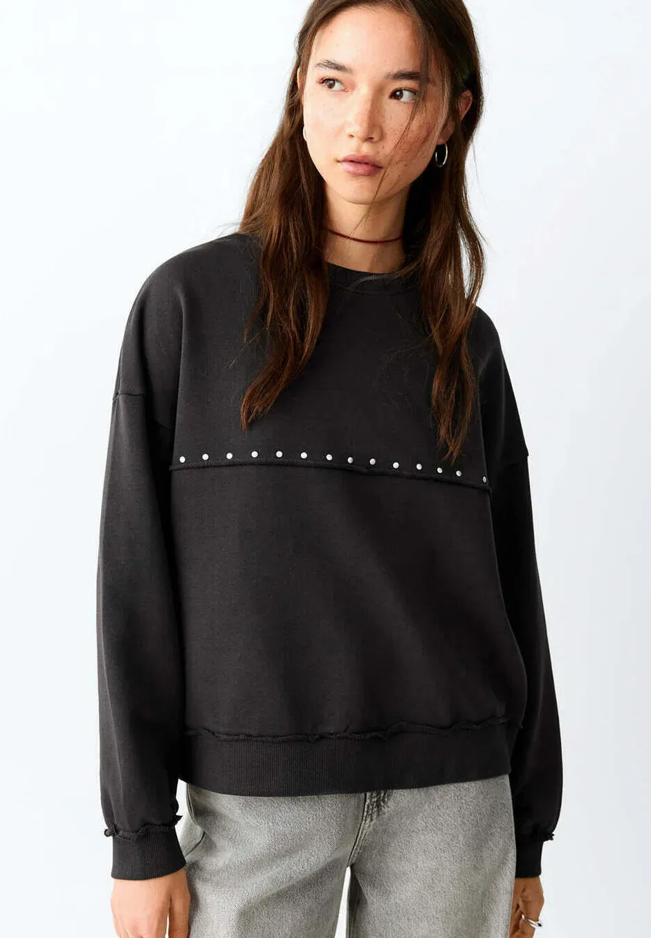 Подростковая толстовка Mango Kids, Anthracite — фото 2