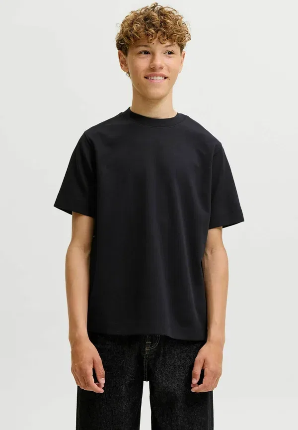 Футболка, детская футболка - базовая футболка Jack & Jones Junior, черный — фото 2