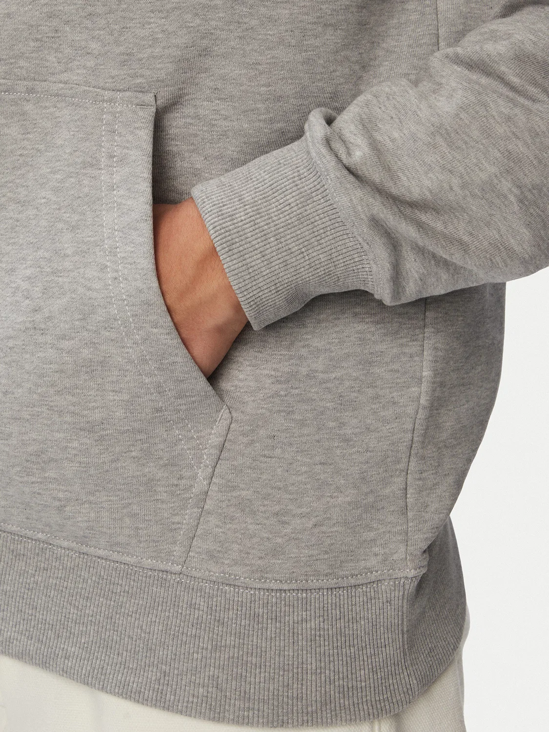 Мужская толстовка стандартного кроя Essential Terry Tommy Hilfiger, светло-серый — фото 4