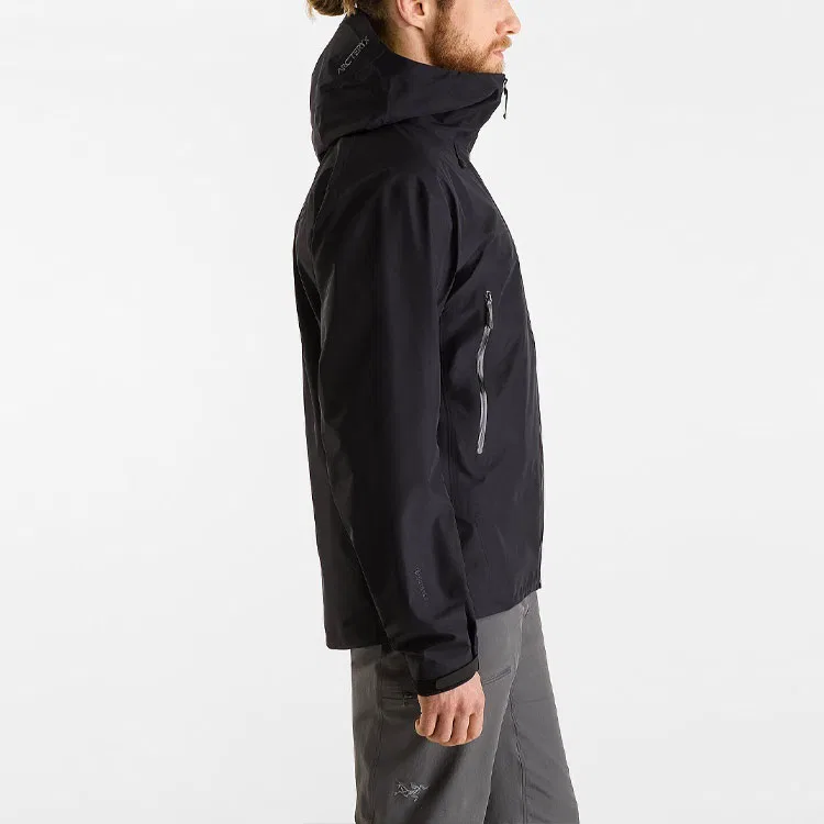 Мужская ветрозащитная куртка с капюшоном Arc'teryx Beta Lightweight, Wicker Sapphire/Sapphire Blue/Wicker Black Sapphire — фото 4