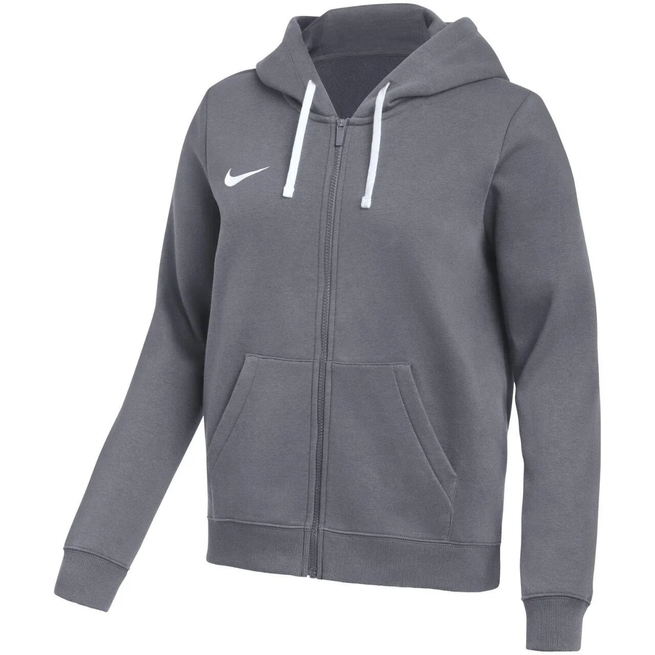 Женское флисовое худи с капюшоном и молнией Nike Park 26 Fleece Full-Zip Hoodie, Grau