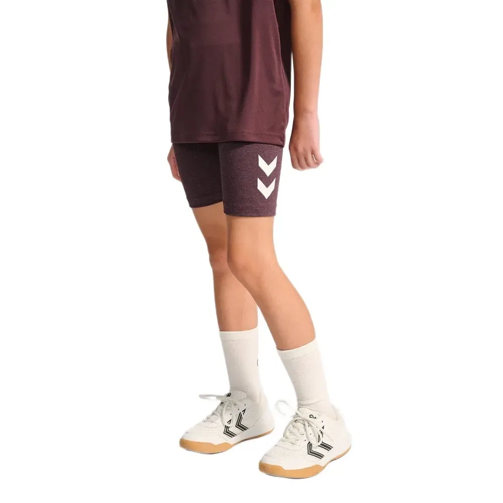 Леггинсы короткие Logo Hummel, фиолетовый
