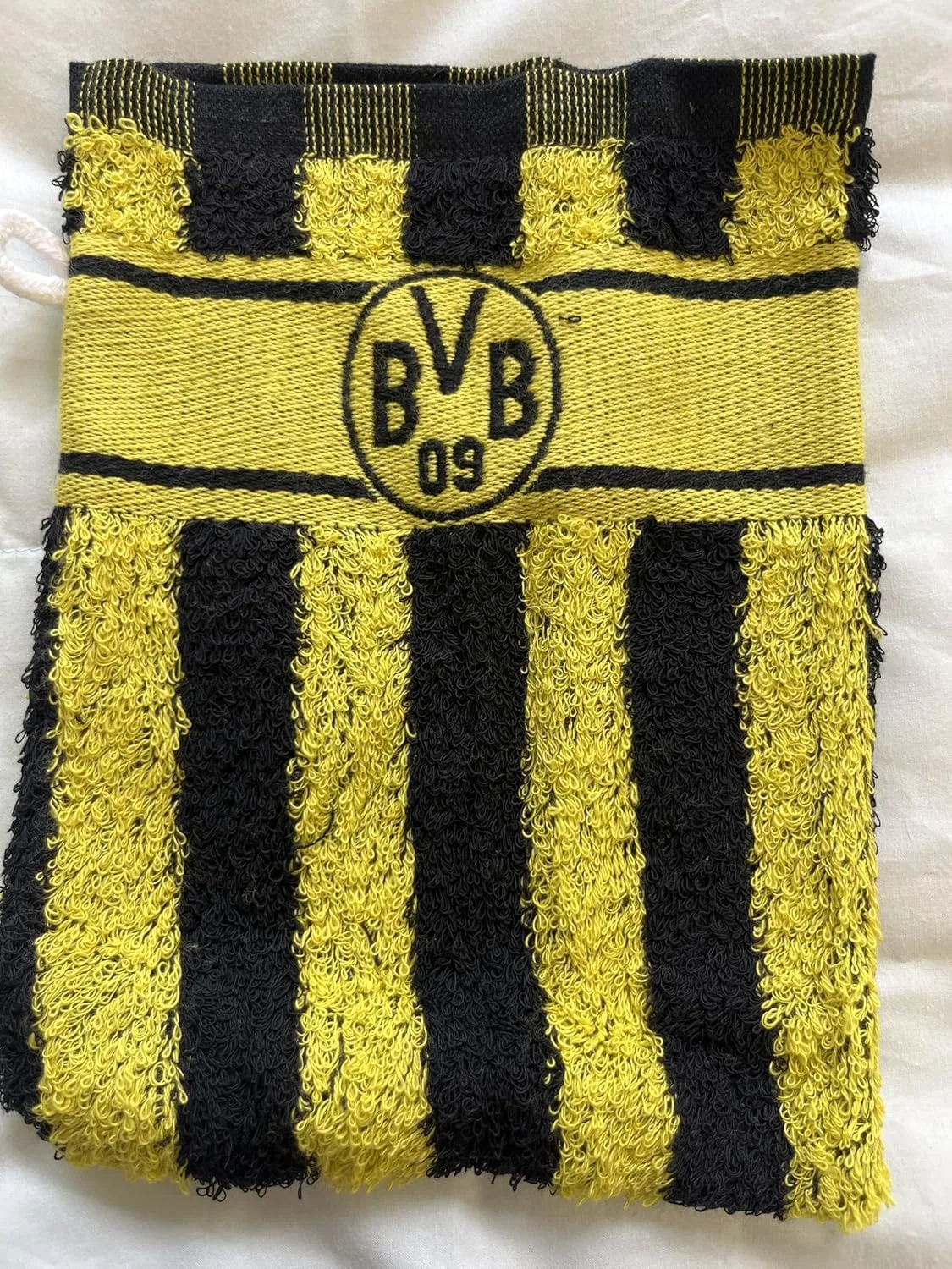 Мочалка для душа Borussia Dortmund, 15x21 см, Черный/Желтый