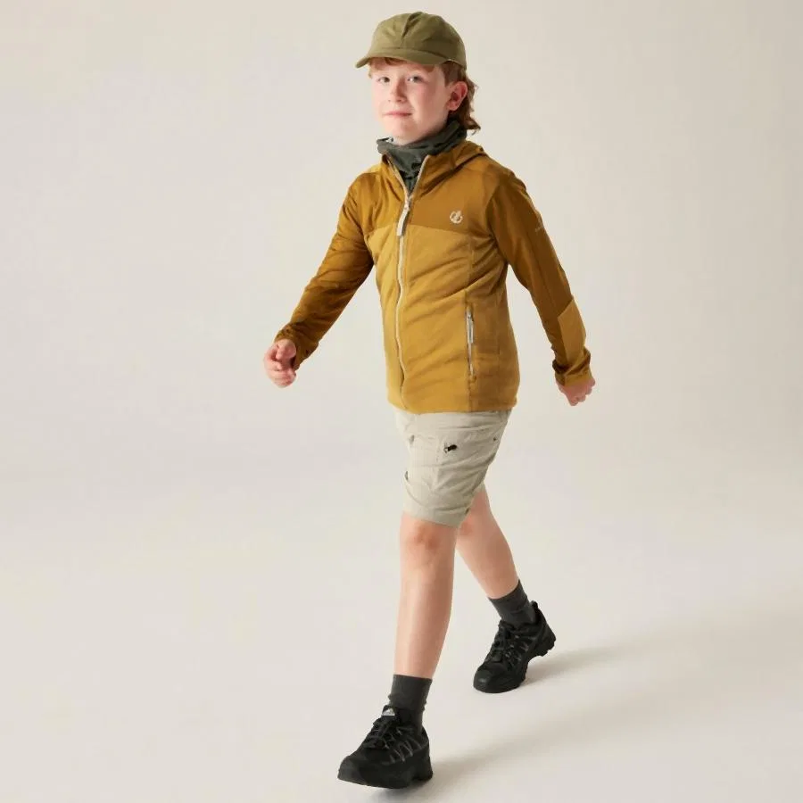 Детское худи с капюшоном из переработанного стрейч-флиса Dare 2B Thriving IV Stretch, Braun — фото 4
