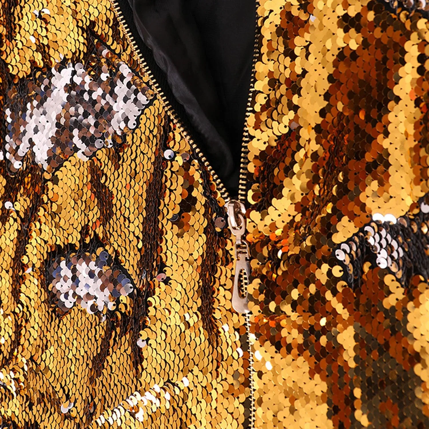 Женская ветровка с длинным рукавом College Blouson, Oro — фото 4