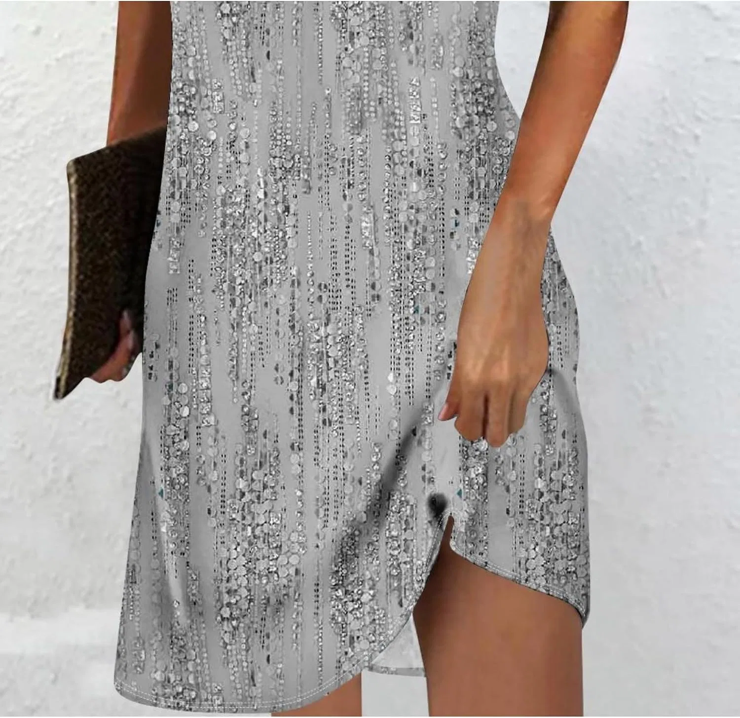 Женское летнее платье-сарафан без рукавов свободного кроя, Dresses19aa — фото 3