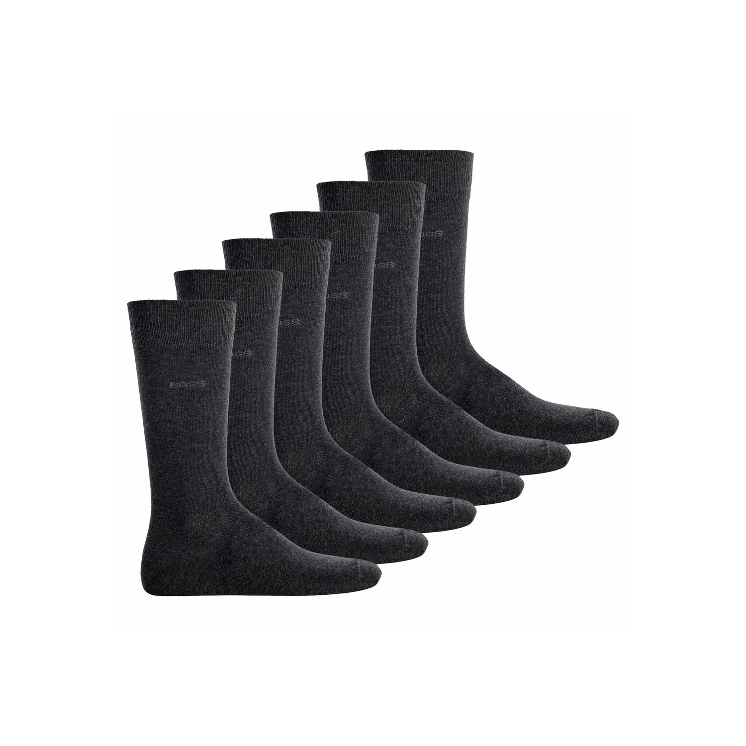 Мужские короткие носки 6er Pack BOSS, Dark Grey