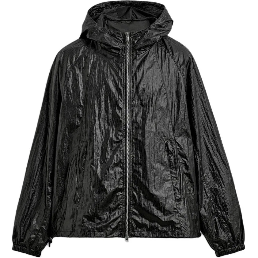 Мужская куртка с капюшоном, тонкая, Black, ZARA